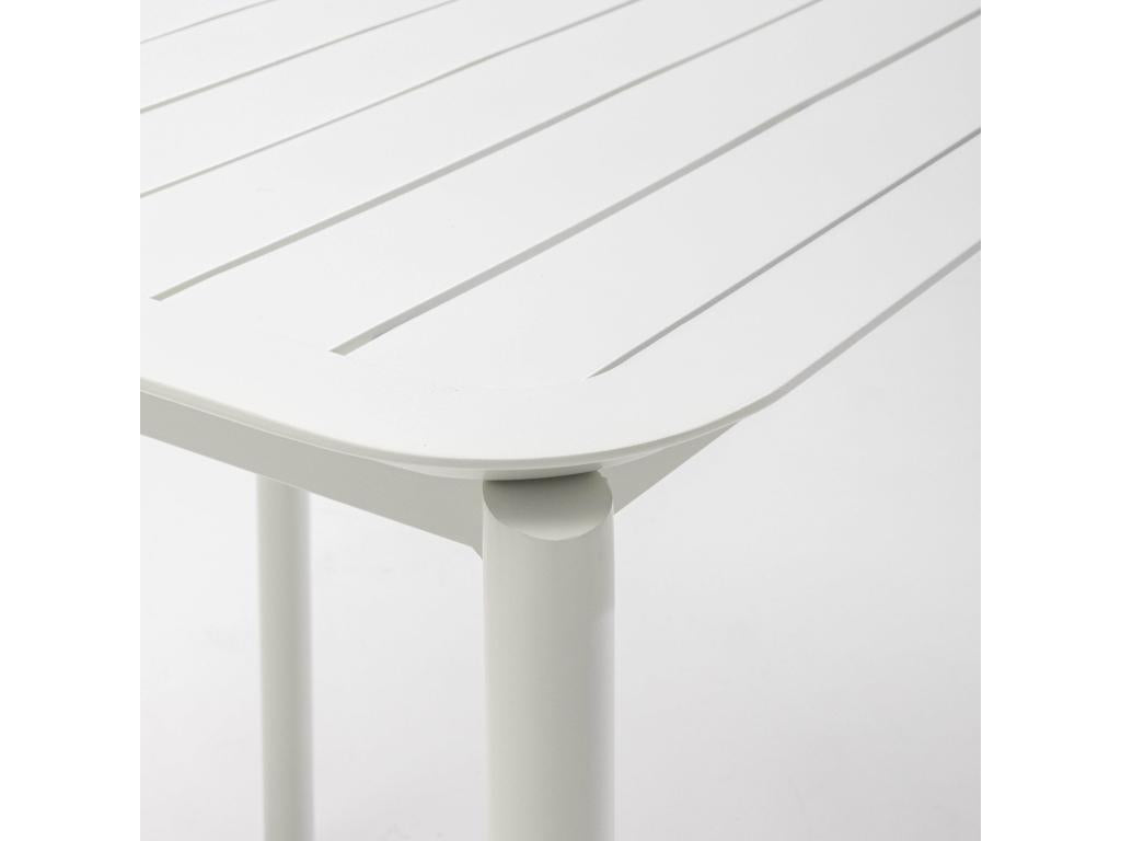 Square terrace table 70x70cm white KAMV51695