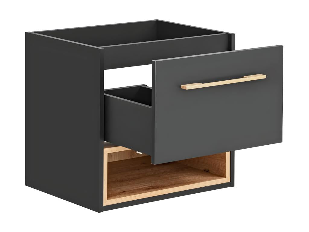 Boisona CUW60 1D Under-Sink Cabinet 60x46x57 Dark Grey VLMX97718