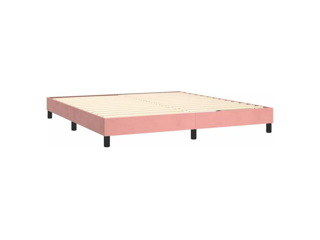 Boisona bed base with Rose 160x200 Velvet mattress FBKD35699