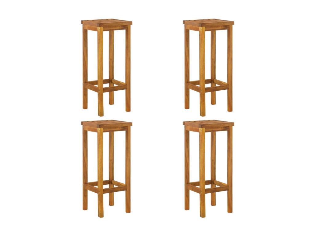 Boisona 5-piece solid wood garden bar set XDTH53498