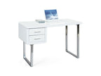 Nobellea 2-Drawer Designer Desk 120cm White MXFK10608