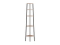 5-Tier Corner Shelf, Dark Brown and Black, 45.5x31.5x180 cm, JGIM43182