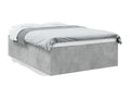 Bed frame without mattress concrete gray 140x190 cm VODY07777