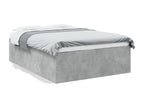 Bed frame without mattress concrete gray 140x190 cm VODY07777