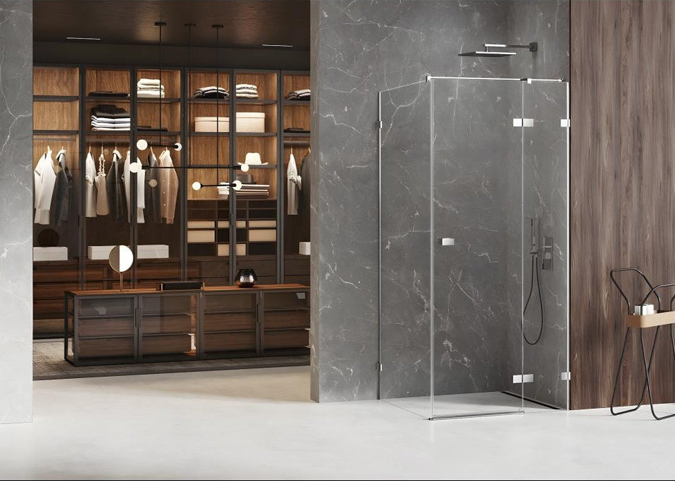 Nobellea 80x120cm right-hand pivot shower enclosure MAJORCA Nobellea front access EVXY53229