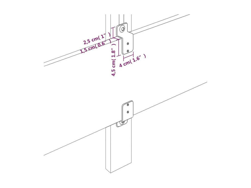 4-piece headboard set, black, 90x5x78/88 cm, faux leather, SDRI53269