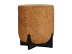 Ochre polyester stool 41x41x48 cm FOKY61746