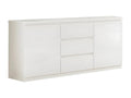 Boisona - 2-Door, 3-Drawer Buffet in High Gloss White Lacquer GFGE24478