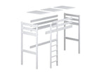 Wooden loft bed N05 Natural Pine 100x200 UOJX51838