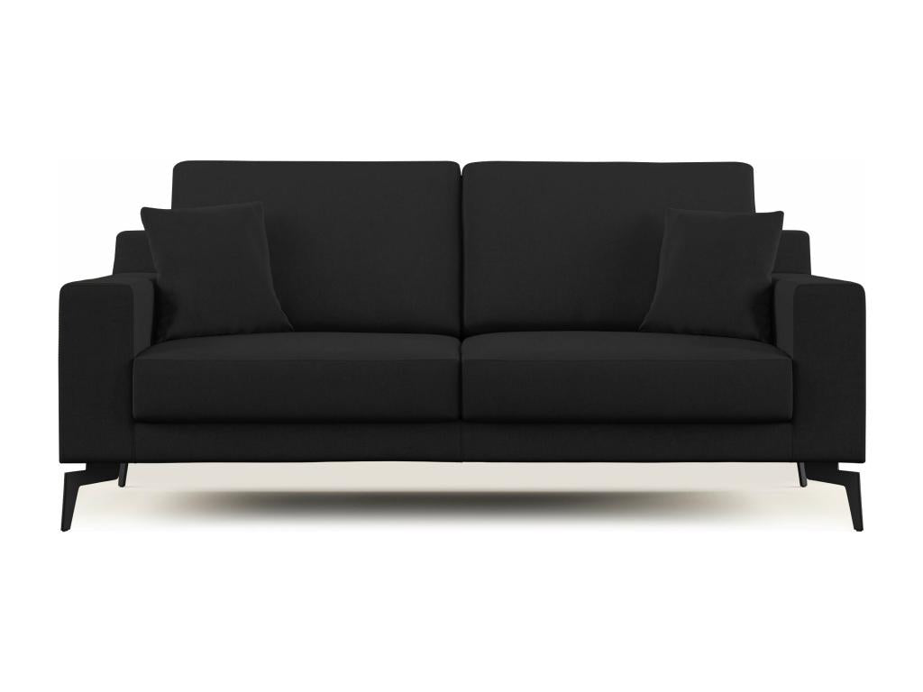 Nobellea Modern Detachable Microfiber Sofa T11 186 cm Black RRCZ23930