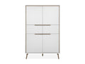 High sideboard with 4 doors and 2 drawers, 140 cm high - Elariva BZPW54082
