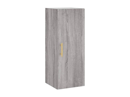 Nobellea tall sideboard, grey, 34.5x34x180 cm, engineered wood, NHVA61965