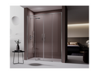 Shower enclosure with 2 fixed glass panels and 2 sliding doors, 151-153.6 cm, MNPC04526