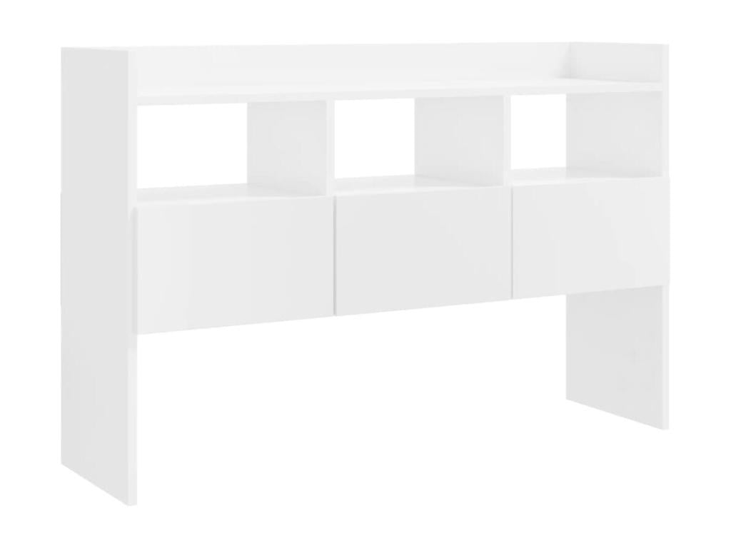 High-gloss white sideboard 105x30x70 cm Engineered wood ZZAW39497