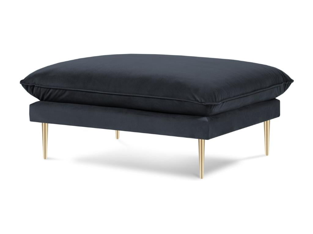 Boisona - Boisona pouf in dark blue velvet - 100x80x43cm HJTI31760