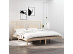 Solid pine wood bed frame 200x200 cm CLIS07396