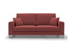 Nobellea Waterproof Stain-Resistant Fabric Sofa T03 186 cm Red OXTJ14455