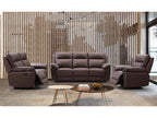 3-seater buffalo leather sofa - Brown MTMO05822