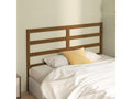 Honey brown headboard 146x4x100 cm Solid pine wood ZPII83124