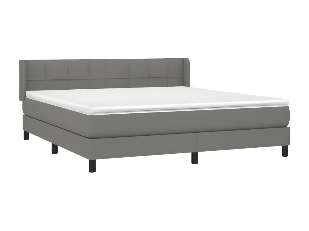 Boisona bed base with dark grey mattress 180x200 Fabric FVUA69677