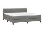 Boisona bed base with dark grey mattress 180x200 Fabric FVUA69677
