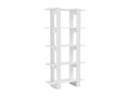 Bookshelf/Room Divider, Glossy White, 80x30x160 cm, JPYS56223