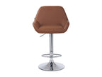 Bar stools - Faux leather / Metal - Light brown - Boisona IRBK29573
