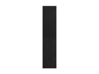 Black Bookshelf/Room Divider 40x30x135.5 cm Solid Pine COBX31678
