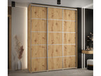 Nobellea 4 Sliding Door Wardrobe 235.2/200/45 3 Doors Nobellea/Silver EYLJ01398