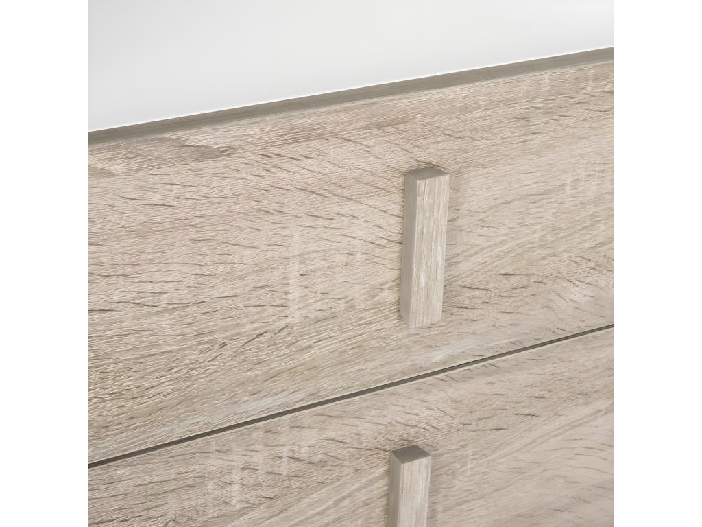 Storage unit, White/Oak, 40x54x59.94 cm - Boisona UWJA80380