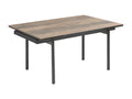 Extendable table 180/260 cm ceramic wood-effect straight legs - 09 CRHD41677