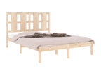 Solid pine wood bed frame 140x200 cm ZKBR57892
