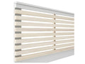 Headboard 2 White/Light Wood 160 cm - Boisona YXUO76313