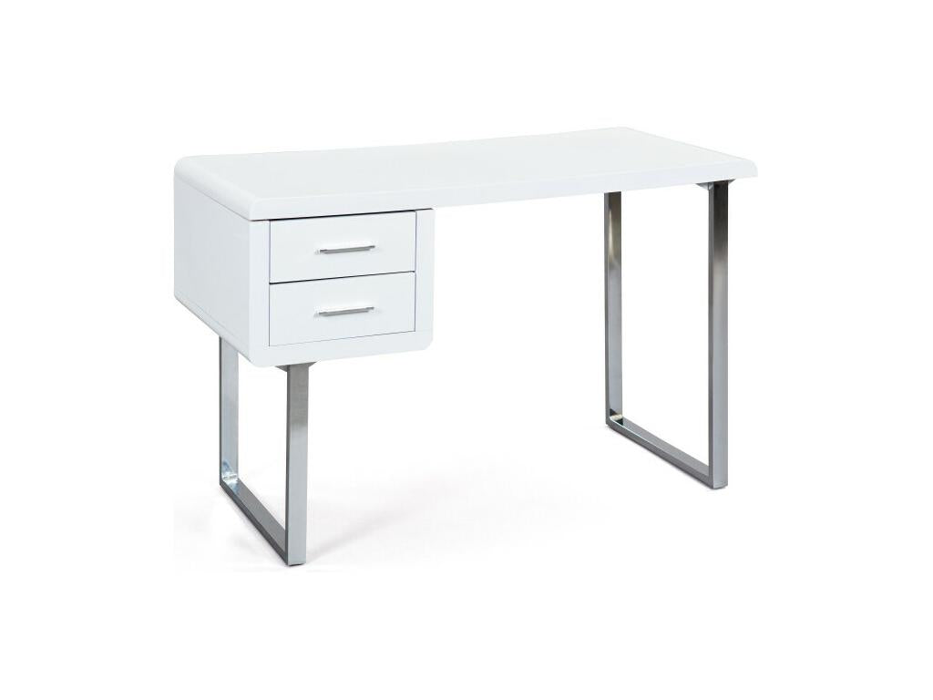 Nobellea 2-Drawer Designer Desk 120cm White MXFK10608