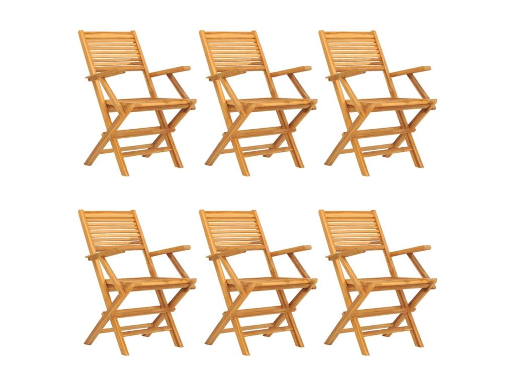 7-piece garden dining set, solid teak wood, UDLD79018