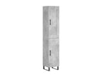 High sideboard, concrete grey, 34.5x34x180 cm, engineered wood, MAFX41120