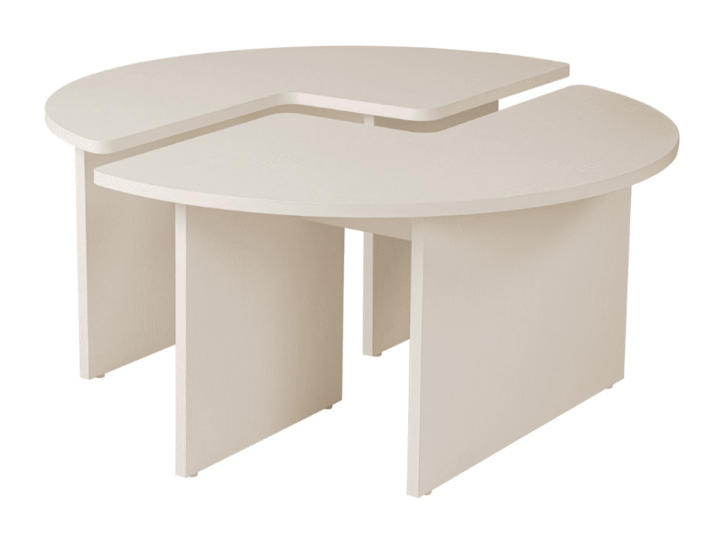 Set of 2 coffee tables, 90 cm wide - Boisona ETKH47198