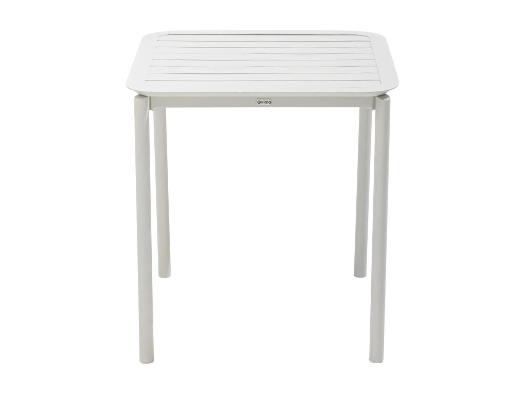 Square terrace table 70x70cm white KAMV51695