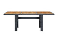 Boisona - Dark Grey Garden Table, Woven Resin and Wood by Boisona TTRI99663