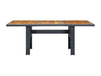 Boisona - Dark Grey Garden Table, Woven Resin and Wood by Boisona TTRI99663