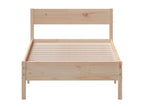 Bed frame without mattress 90x190 cm solid pine wood XMJO45126