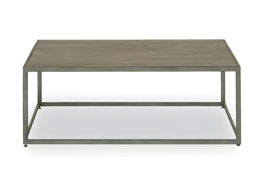 Coffee Table, Wood, 110x110x40cm, Grey - Boisona XOBG77179