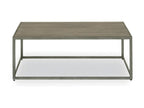Coffee Table, Wood, 110x110x40cm, Grey - Boisona XOBG77179