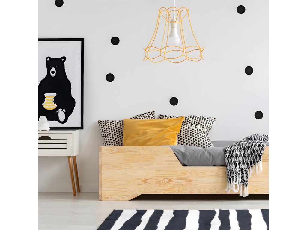 70x140 bed with slatted base included, Nobellea Wood FDBC19570