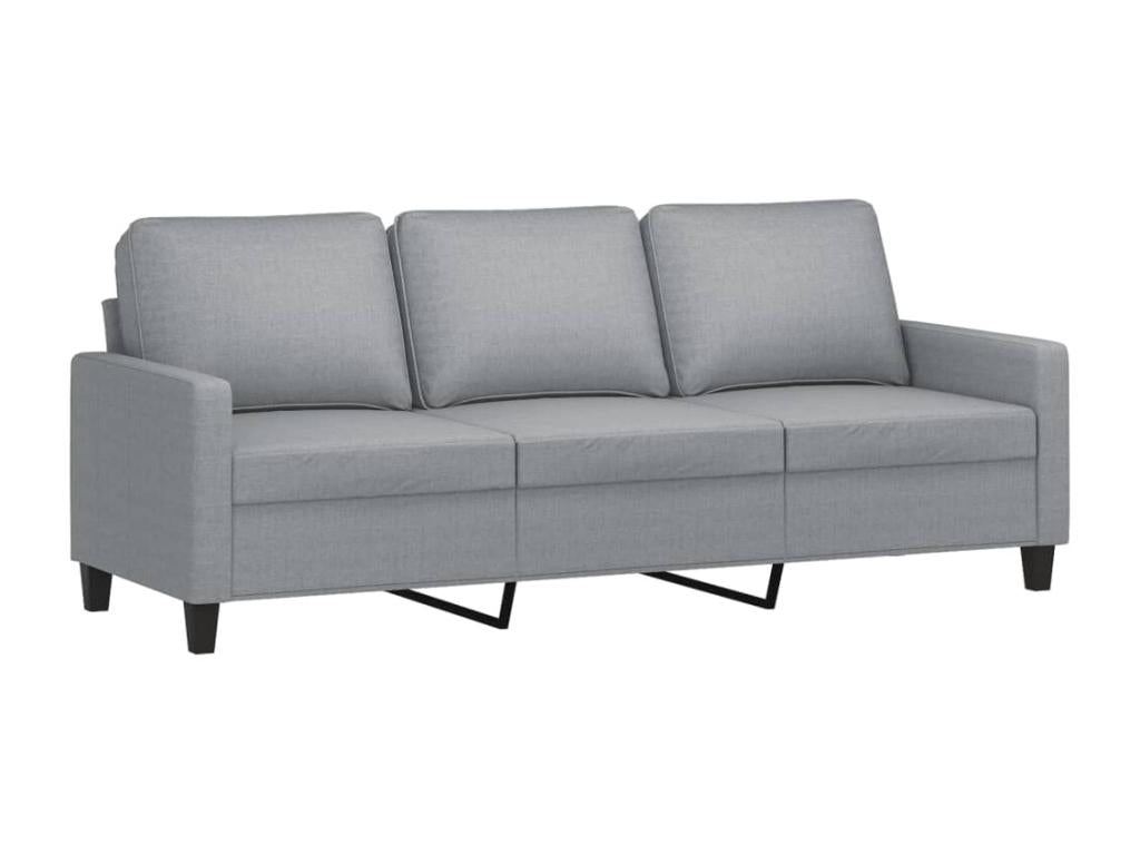 3-seater sofa, light grey, 180 cm, fabric AKAK51396