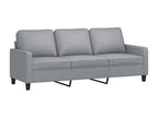 3-seater sofa, light grey, 180 cm, fabric AKAK51396