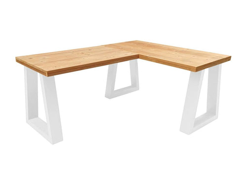 Boisona - Corner desk - Vancouver roasted wood - 180150 white WGTY95527