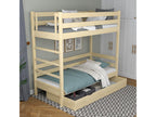Wooden bunk bed - with drawer N03 Light Pine 90x180 OWRX57708