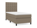 Upholstered bed base with Nobellea mattress 90x200 cm Fabric HANM62555
