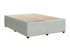 Boisona bed base and mattress, light grey, 140x190cm, velvet, EHRW75201